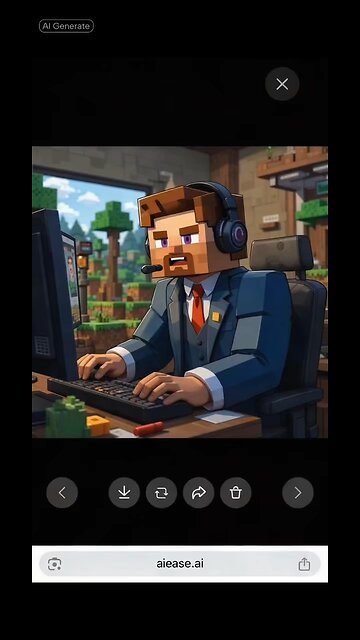 Minecraft Steve, playing Minecraft and drinking Pepsi