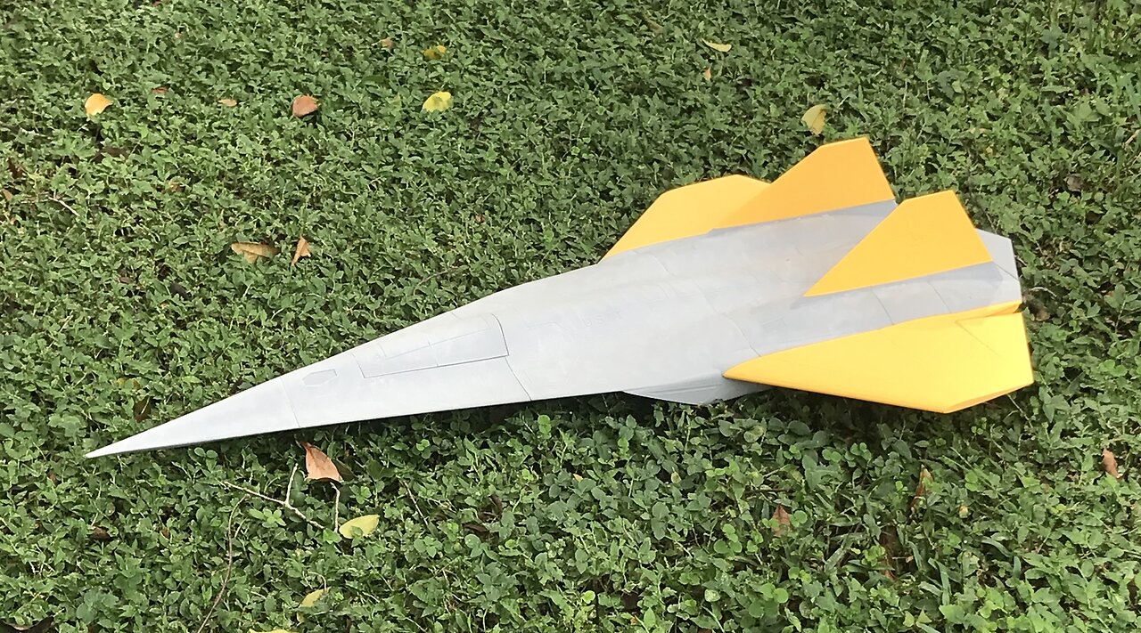 Dark Star 3D printed RC first flights