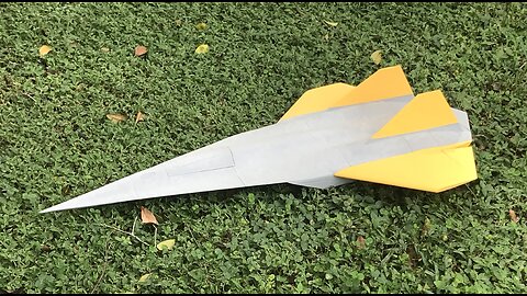 Dark Star 3D printed RC first flights