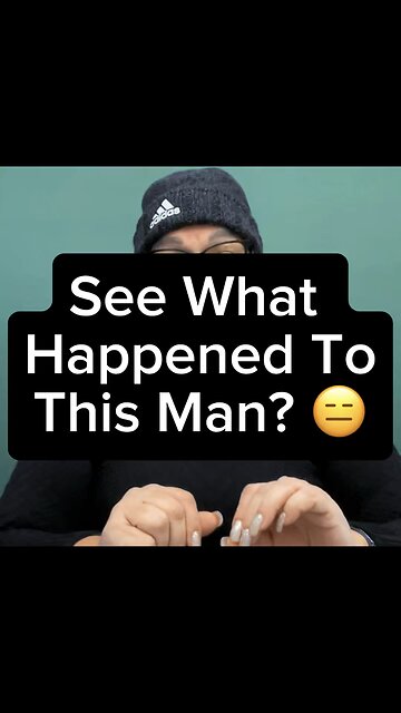 What Happened To This Man? 👨