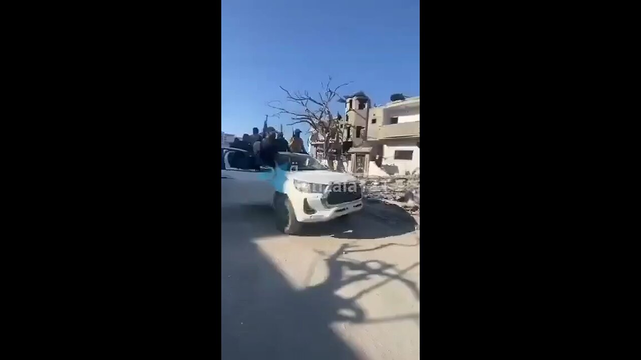 Hours ago Not Oct.7! Hamas parading in Gaza showing bodies of Gazans they executed since ceasefire
