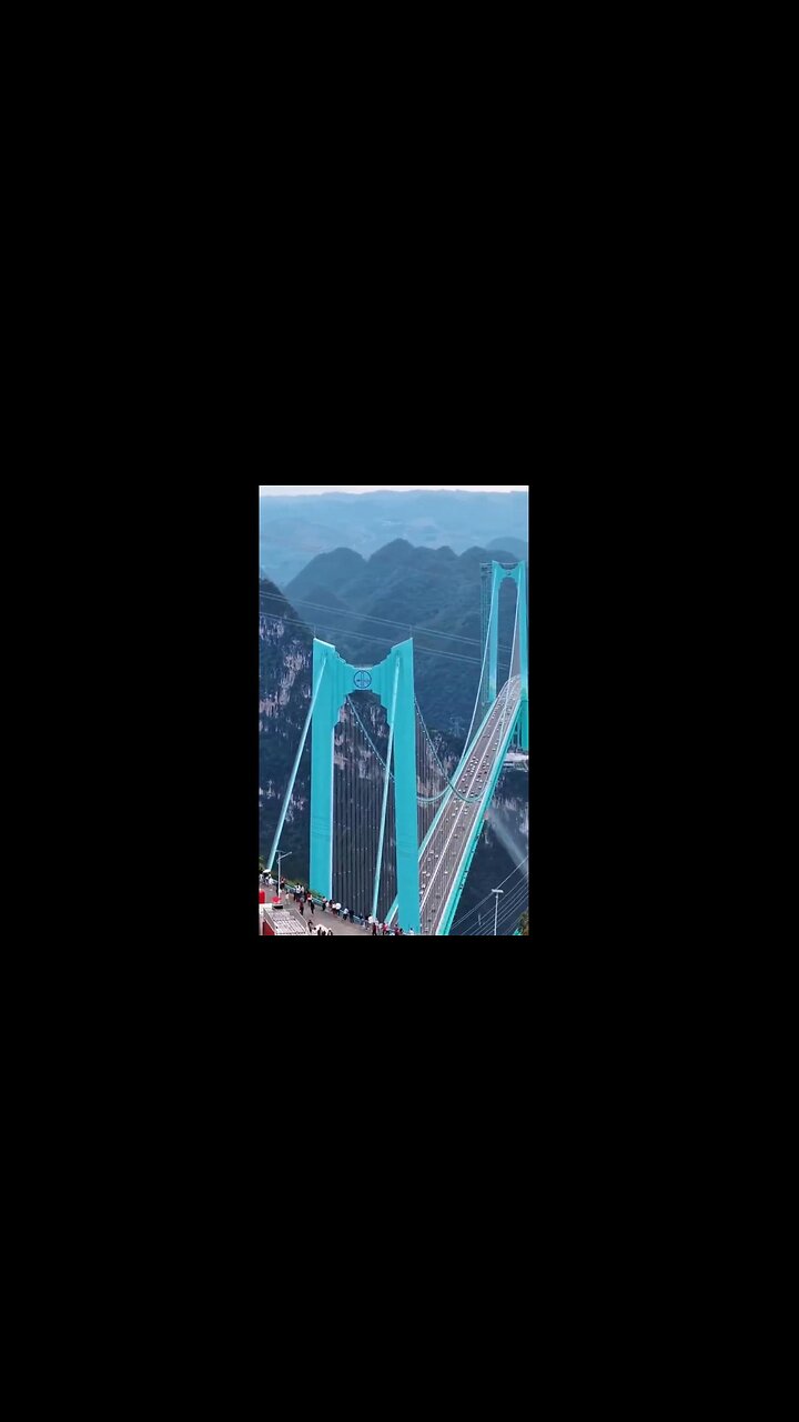 WOW! China officially opens the world’s tallest bridge, completing the project in under 4 yrs