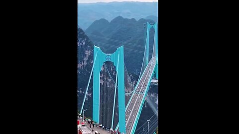 WOW! China officially opens the world’s tallest bridge, completing the project in under 4 yrs