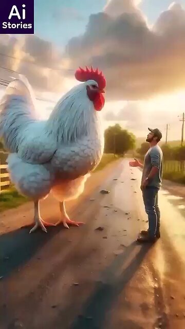 Beautiful story of a chicken 🐔 and a bastard eagle 🦅 #shorts #youtubeshorts #trending #ytshorts
