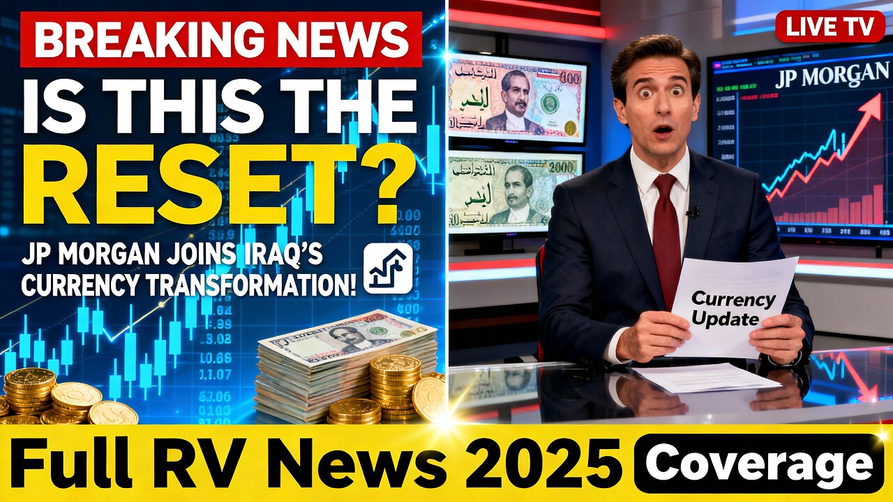 ⚡ Is This the Reset JP Morgan Joins Iraq’s Currency Transformation! 🏦💵 💥 Iraqi Dinar Rv News 2025