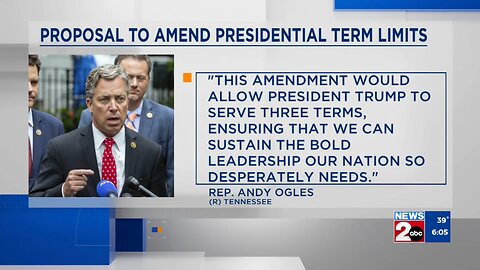 Constitutional amendment to allow Trump to serve THIRD term introduced in Congress