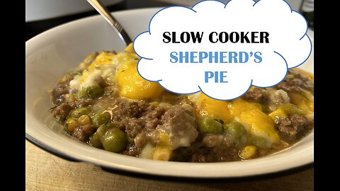 Slow Cooker Shepherd's Pie | Cottage Pie Recipe