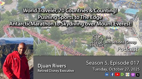 Episode 5:018 | Beyond the Park Gates: Interview with Fmr Disney Exec Djuan Rivers