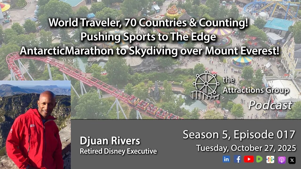 Episode 5:018 | Beyond the Park Gates: Interview with Fmr Disney Exec Djuan Rivers