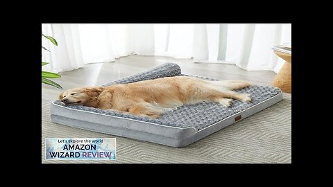 BFPETHOME Orthopedic Dog Beds for Large Dogs-Waterproof Sofa Dog Bed with Removable Review