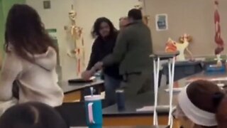 Mexican Dude Who Was Illegally In A Los Angeles College Classroom Refuses To Leave, Assaults Officer