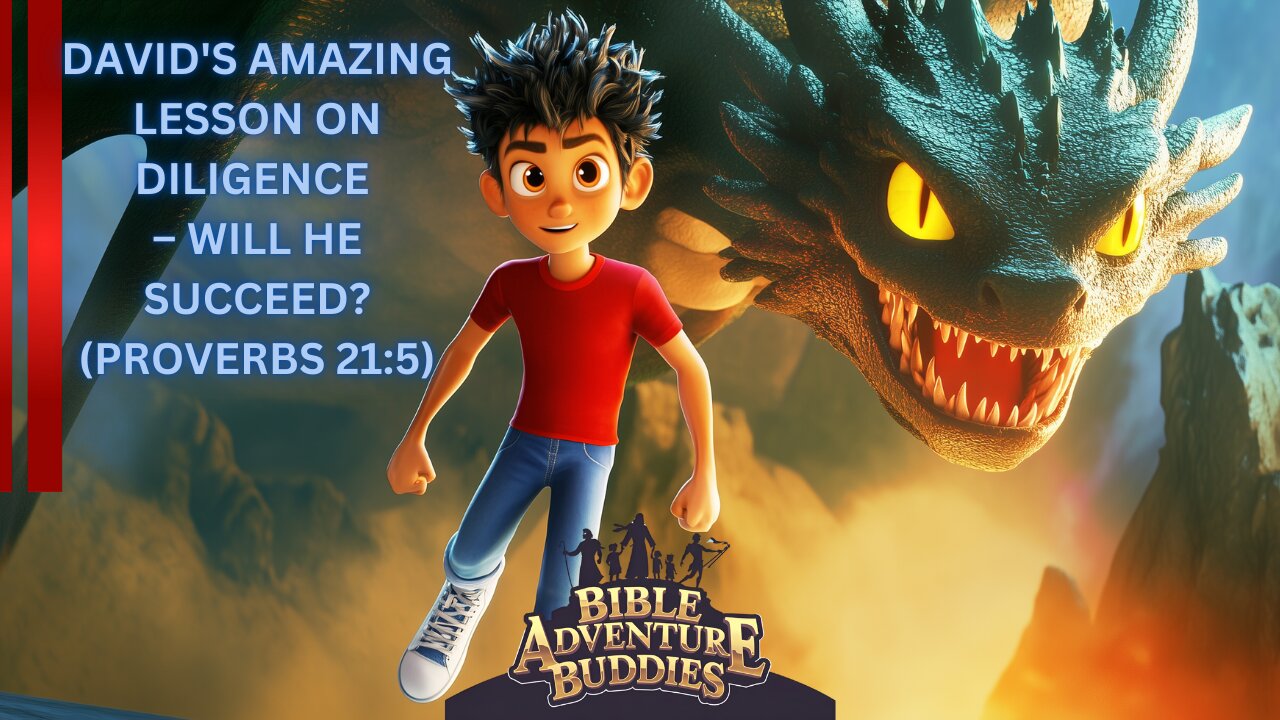 David's Amazing Lesson on Diligence – Will He Succeed? Proverbs Kids bible stories - Bible adventure