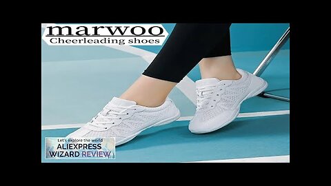 Marwoo Girls White Cheer Dance Sneakers Kids Lightweight Cheerleading Training Walking Review