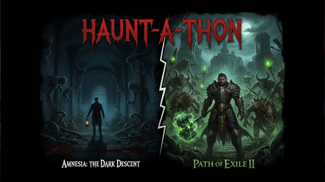 Playing Amnesia: The Dark Descent and Path of Exile 2!
