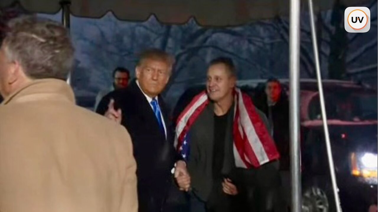 President Trump Greets and Welcomes Marc Fogel Back to The United States