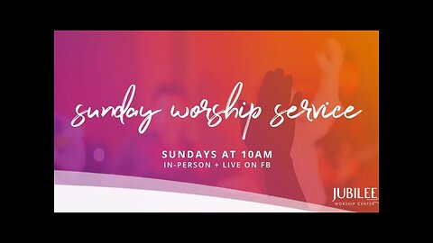 Sunday Morning Service (12/29/2024) | Jubilee Worship Center