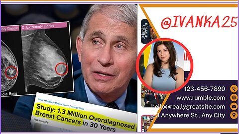 🔥 Breaking News: Thousands of Women Mutilated by Fake Cancer Diagnoses! || @Ivanka25