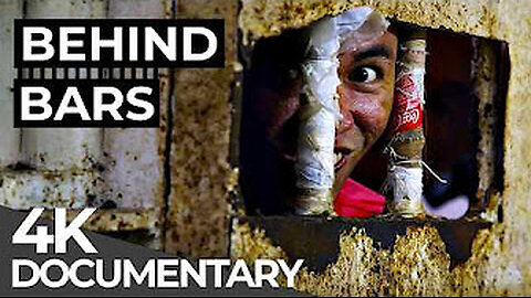 Behind bars in philipines.