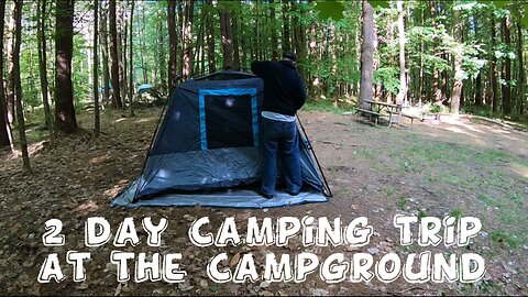 2 Day Camping Trip At The Campground | Campfire and Campground Sounds Camping ASMR