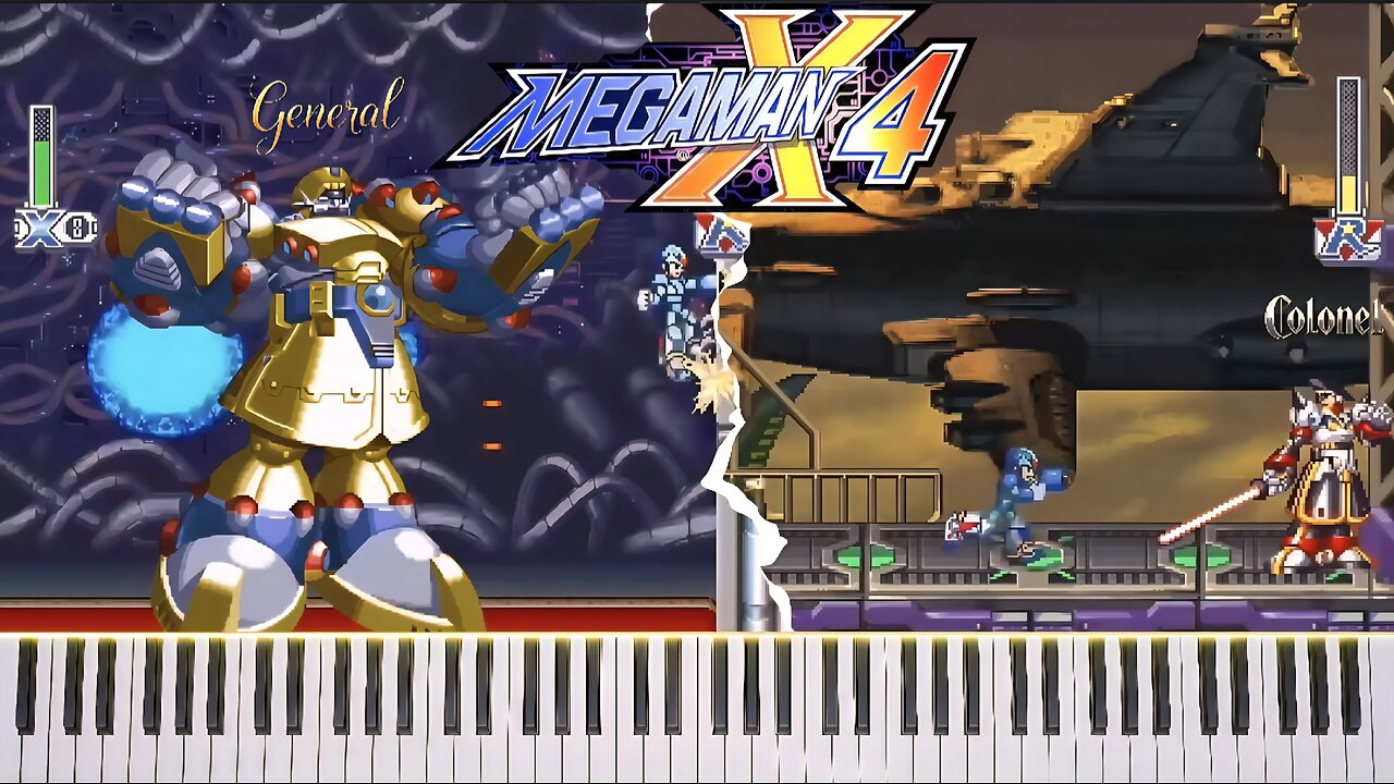 Mega Man X4 🧿 Colonel & General 🎹MIDI🎹