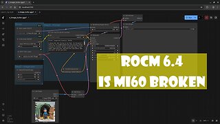 ComfyUI on AMD MI60 Fedora 43 vs Fedora 42 ROCm 6.4 vs 6.3 Real World Test