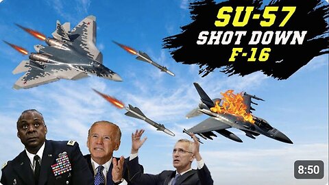 NATO in RAGE! Turkey Declared That Russian 5th Generation Fighter Su-57 Shot Down US F-16 in UKRAINE