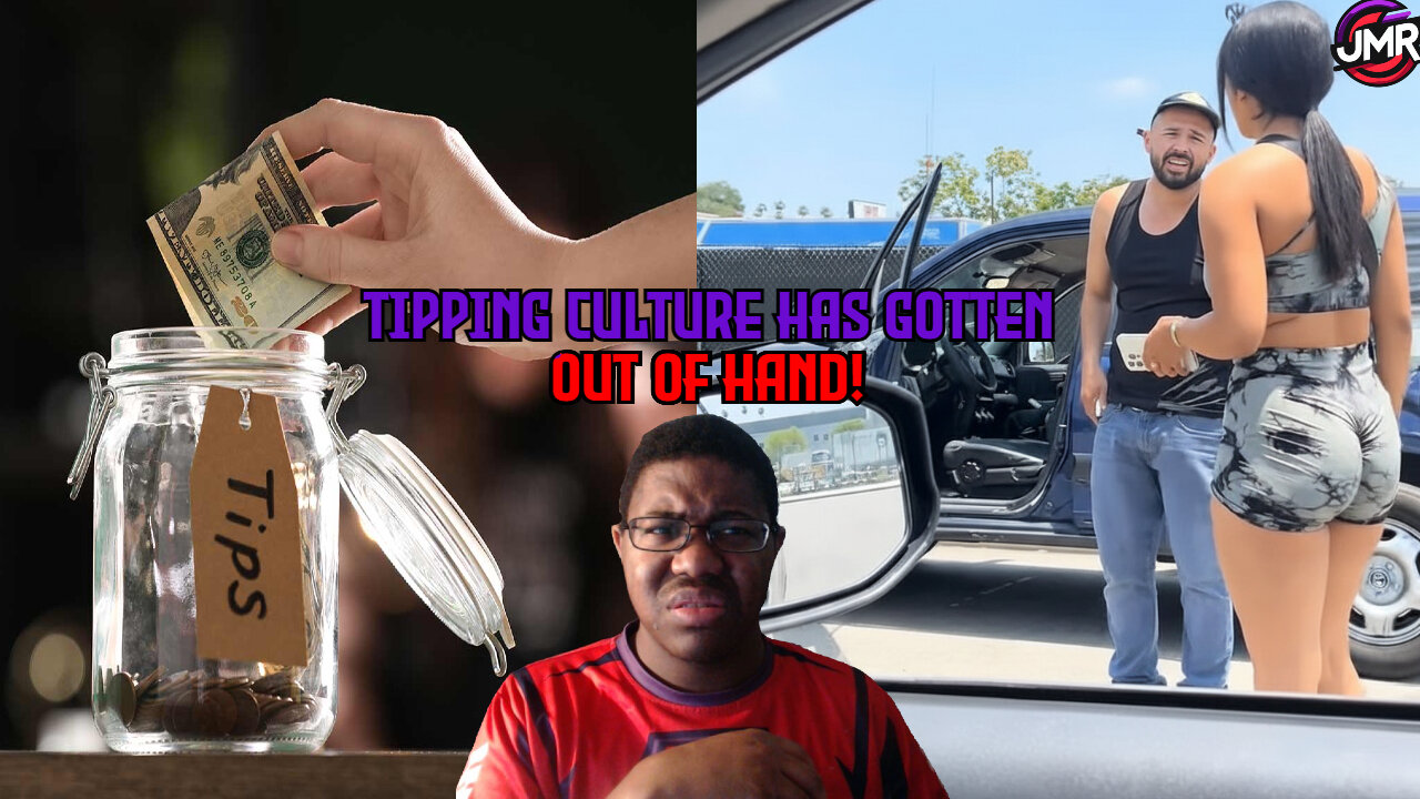 Entitled waitress runs father & children OFF THE ROAD for not tipping