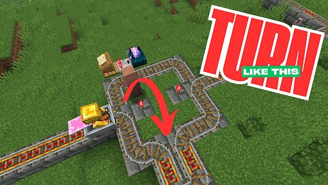 How to Switch Minecart Tracks on the Go (Tutorial)