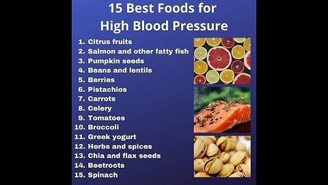 15 best foods for high blood pressure