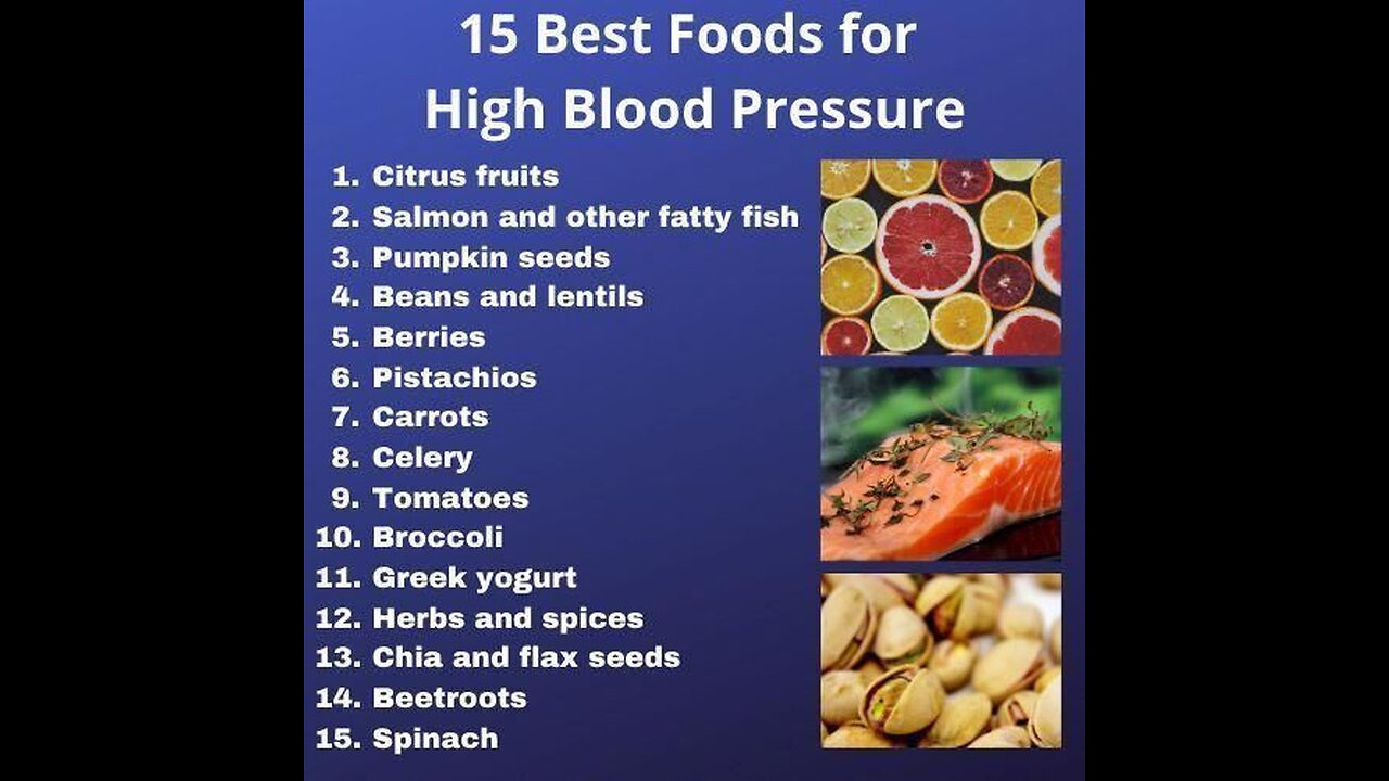 15 best foods for high blood pressure