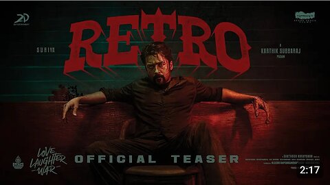 RETRO - Title Teaser | Surya | Karthik Subbaraj | Pooja Hegde | Santhosh Narayanan