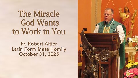 The Miracle God Wants to Work in You