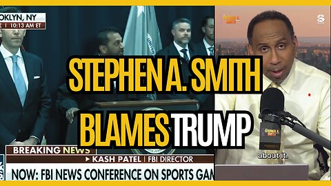 Stephen A Smith Blames NBA Gambling on Trump | Terry Rozier and Chauncey Billups Arrested