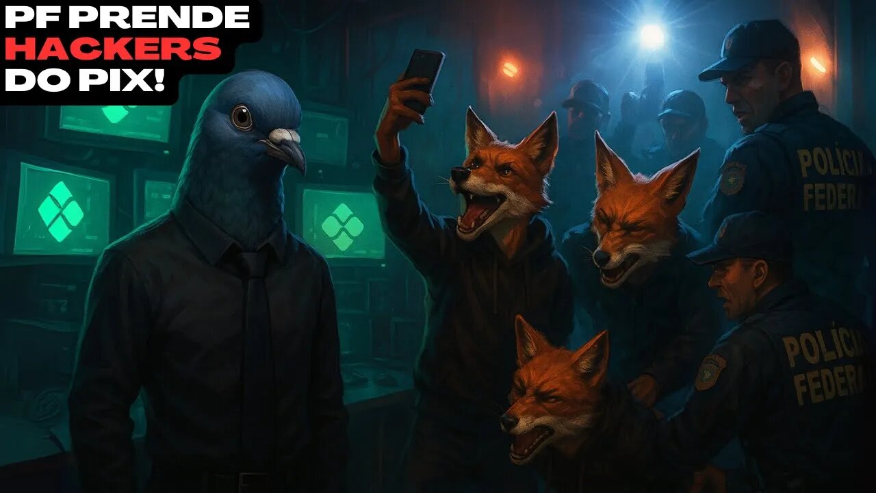 📰 PF prende hackers de golpes bilionários no PIX