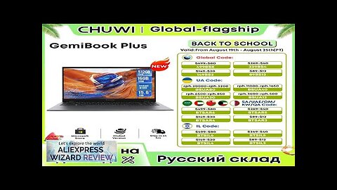 CHUWI GemiBook Plus Laptop Intel N100 Graphics for 12th Gen 15.6" 1920*1080P Review