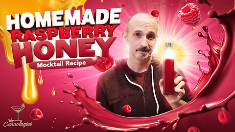 🍯🍓 HOMEMADE RASPBERRY HONEY — MOCKTAIL RECIPE 🍓🍯