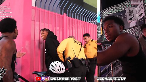 Deshae Frost Shocked as His Friend Gets Arrested for Smoking in Public