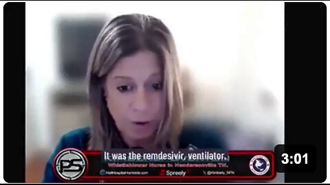 During the ‘Covid pandemic’ 35,000 ventilators were ordered but the feeding tubes were not ordered...