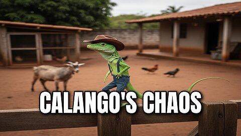 Hilarious Animated Lizard Comedy Dance | Calango's Chaos Unleashed | AI Animation Funny Video