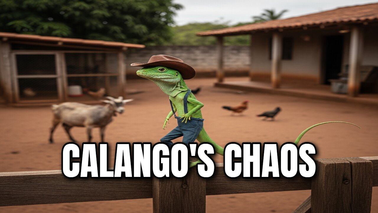 Hilarious Animated Lizard Comedy Dance | Calango's Chaos Unleashed | AI Animation Funny Video