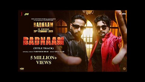 Badnaam (Title Track) Varinder Brar _ Jayy Randhawa _ New Punjabi Songs 2025 - Latest Punjabi Songs