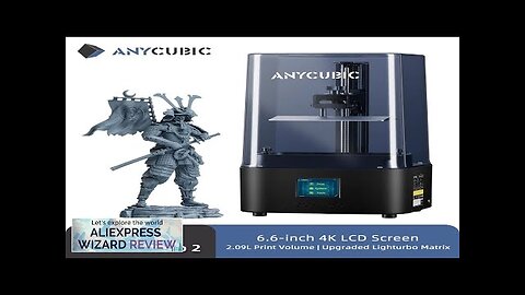 ANYCUBIC Photon Mono 2 LCD UV Resin 3D Printer High-Speed 3D Printing Review