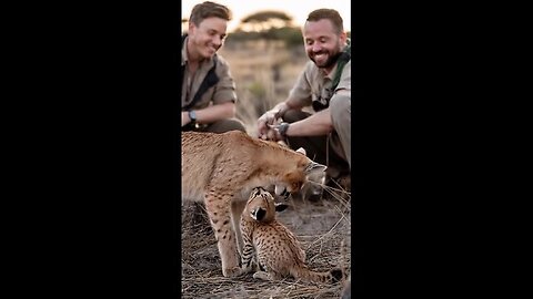 The Hopeful Rescue of a Mother Caracal Trapped in Vines