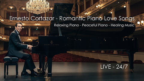 Ernesto Cortazar - Relaxing Piano Music - Peaceful Piano - Healing Music - LIVE 24/7