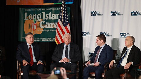 Hochul, Blakeman appear together at Long Island State of the Region breakfast