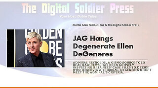 JAG Hangs Degenerate Ellen DeGeneres on Feb 10, at GITMO