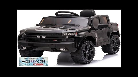 Kidzone 12V Battery Powered Licensed Chevrolet Silverado Trail Boss LT Kids Ride Review