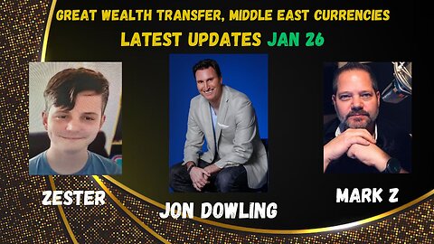 Jon Dowling & Mark Z & Zester Discuss The Great Wealth Transfer Latest Updates