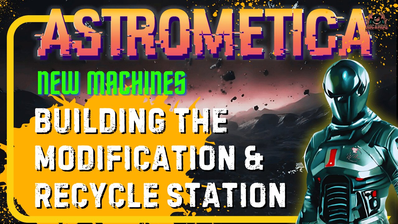 🚀 ASTROMETICA: How to Build the Modification Station & Recycler Station! ♻️🔧