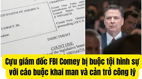 Tin 25/9/2025 Cựu Giám ₫ốc James Coney FBI Bị Truy Tố Tội Hình Sự